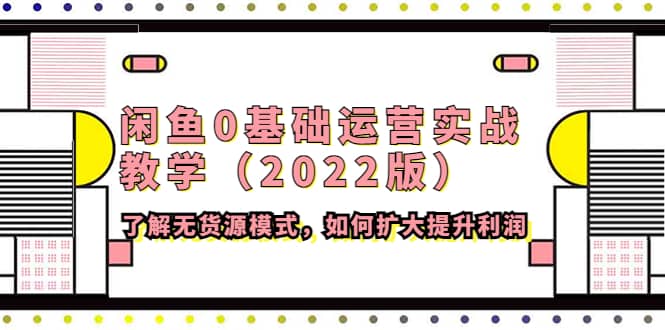 闲鱼0基础运营实战教学（2022版）了解无货源模式，如何扩大提升利润-智领未来创业网