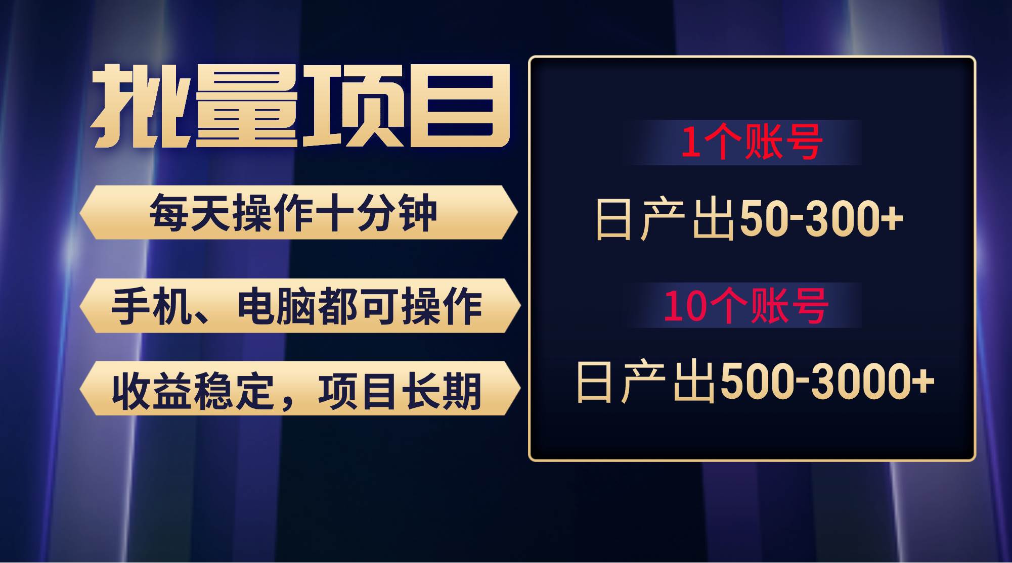 红利项目稳定月入过万，无脑操作好上手，轻松日入300+-智领未来创业网