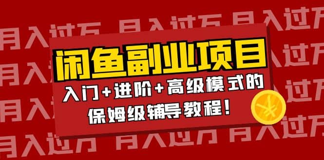 月入过万闲鱼副业项目：入门+进阶+高级模式的保姆级辅导教程-智领未来创业网