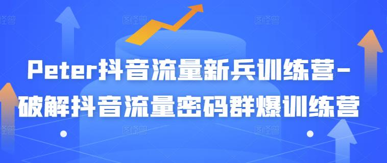 Peter抖音流量新兵训练营-破解抖音流量密码群爆训练营（新兵）-智领未来创业网