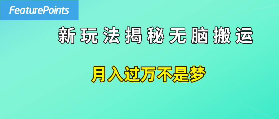 简单操作，每天50美元收入，搬运就是赚钱的秘诀！-智领未来创业网