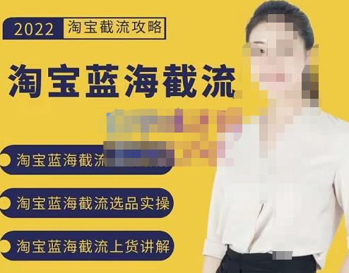 2022淘宝蓝海截流攻略，淘宝蓝海截流选品上货实操讲解-智领未来创业网
