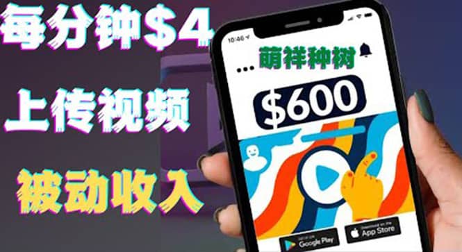 只需要上传视频然后每分钟赚4美元项目：详细操作步骤，新手也可操作-智领未来创业网