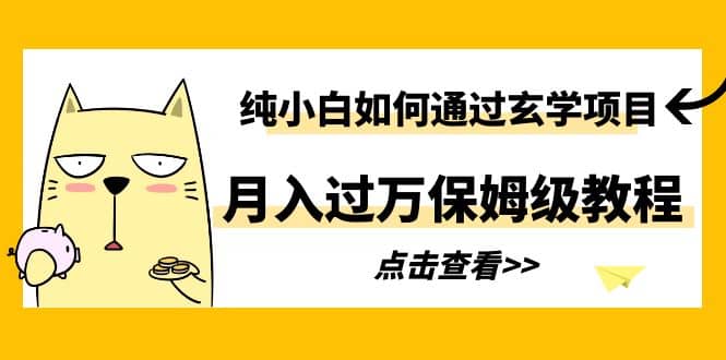 纯小白如何通过玄学项目月入过万保姆级教程-智领未来创业网