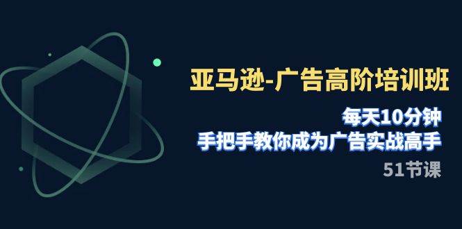 亚马逊-广告高阶培训班，每天10分钟，手把手教你成为广告实战高手（51节）-智领未来创业网