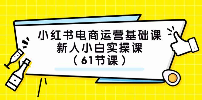 小红书电商运营基础课，新人小白实操课（61节课）-智领未来创业网