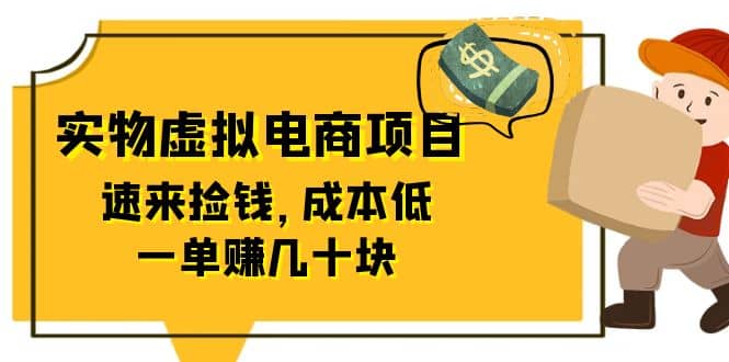 东哲日记：全网首创实物虚拟电商项目，速来捡钱，成本低，一单赚几十块！-智领未来创业网