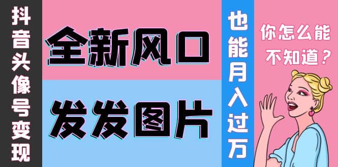 抖音头像号变现0基础教程-智领未来创业网