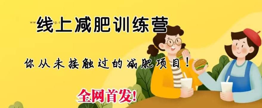 线上减肥训练营，足不出户，仅靠拉几个社群，发几条朋友圈，就可以月实现入五位【揭秘】-智领未来创业网