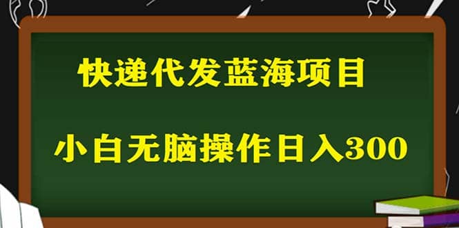 2023最新蓝海快递代发项目，小白零成本照抄-智领未来创业网