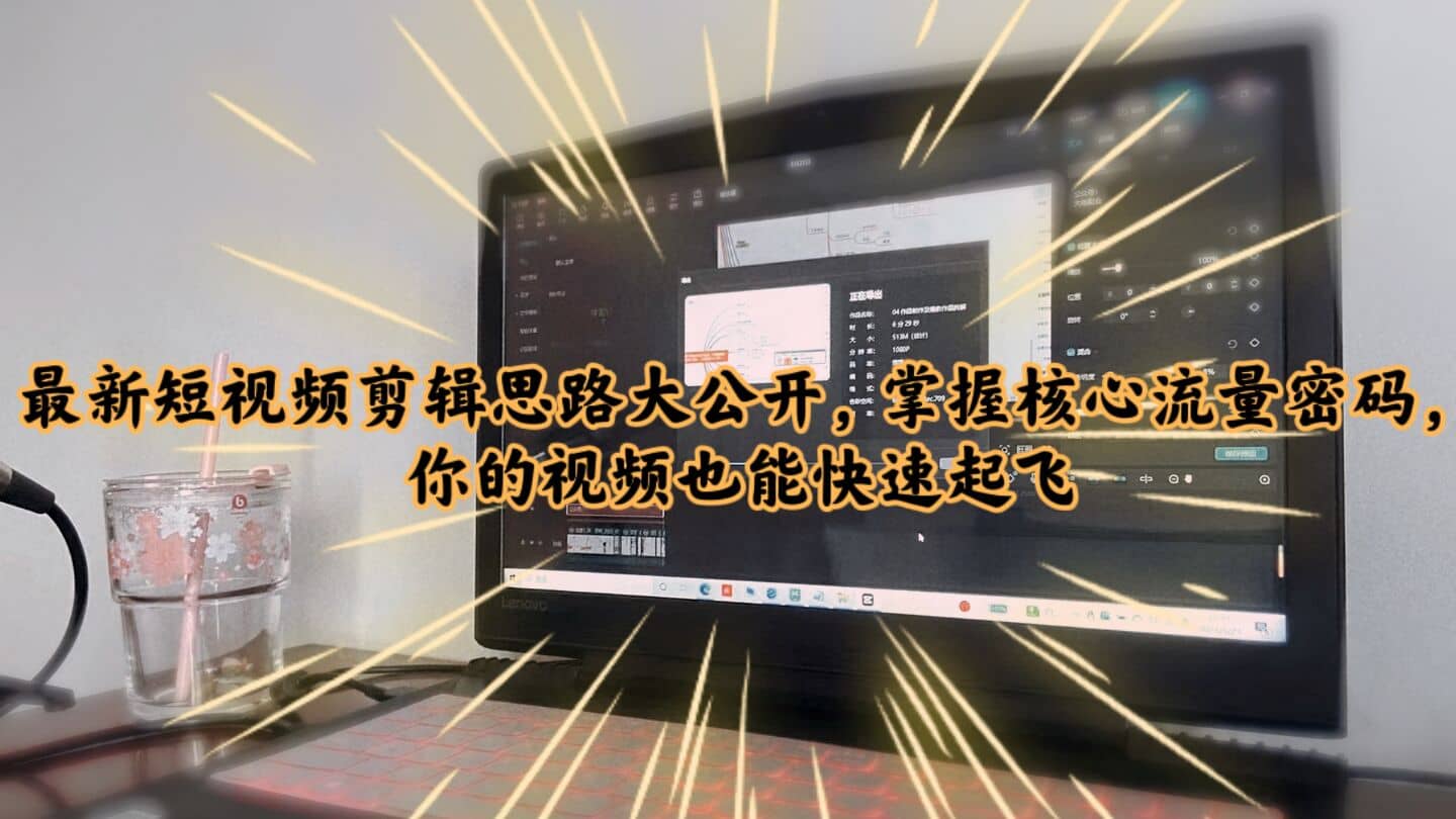 最新短视频剪辑思路大公开，掌握核心流量密码，你的视频也能快速起飞-智领未来创业网