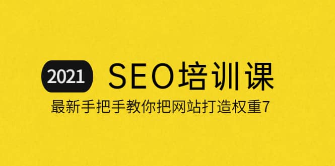 2021最新SEO培训：手把手教你把网站打造权重7，轻松月入3万（无水印）-智领未来创业网