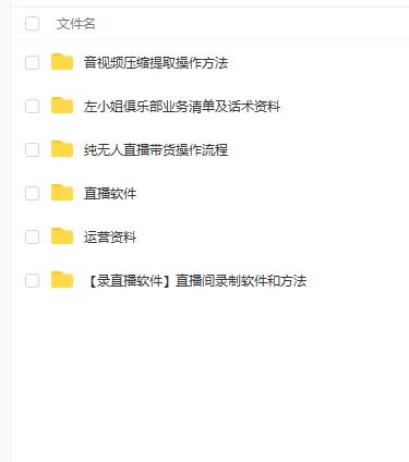 左小姐-直播带货俱乐部十三行、无人直播，全套教程附：工具、文档、话术资料-智领未来创业网
