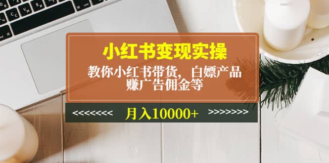 小红书变现实操：教你小红书带货，白嫖产品，赚广告佣金等-智领未来创业网