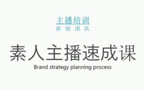 素人主播两天养成计划,月销千万的直播间脚本手把手教学落地-智领未来创业网
