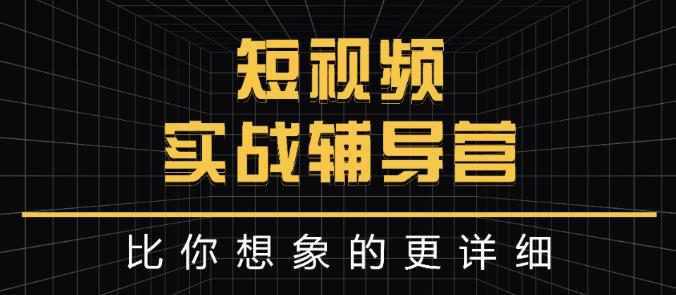 达人队长:短视频实战辅导营，比你想象的更详细-智领未来创业网