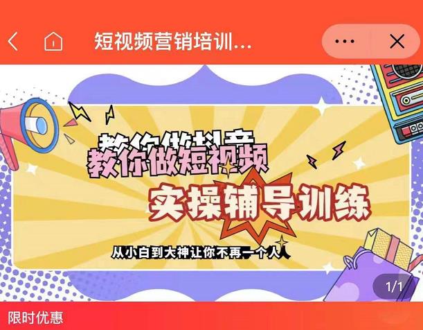 蕊总很忙·短视频营销培训实操课教你快速入门，教你做抖音短视频-智领未来创业网