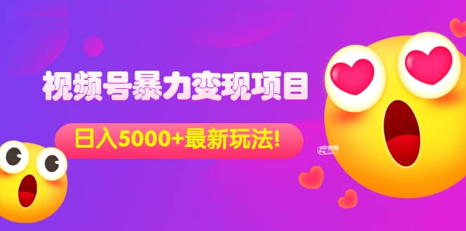 外面收费699的视频号暴力变现项目，日入5000+，简单易操作当天见效果-智领未来创业网