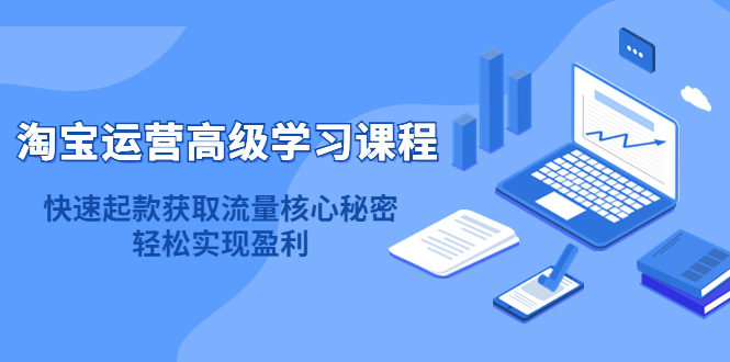 淘宝运营高级学习课程：快速获取流量核心秘密，轻松实现盈利！-智领未来创业网