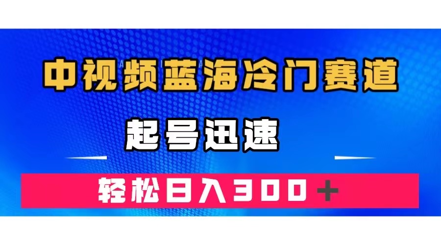 中视频蓝海冷门赛道，韩国视频奇闻解说，起号迅速，日入300＋-智领未来创业网