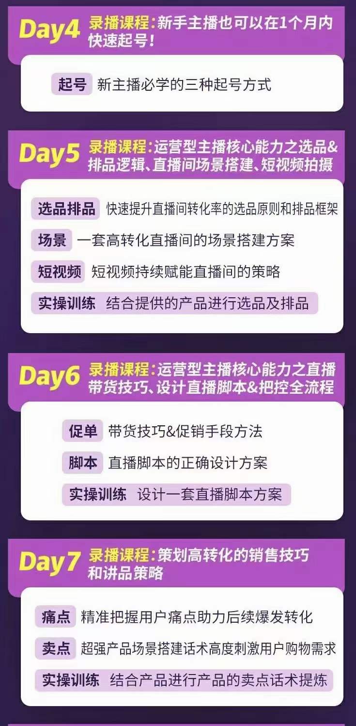 图片[2]-金牌主播实战进阶营 普通人也能快速变身金牌带货主播 (价值3980)-智领未来创业网