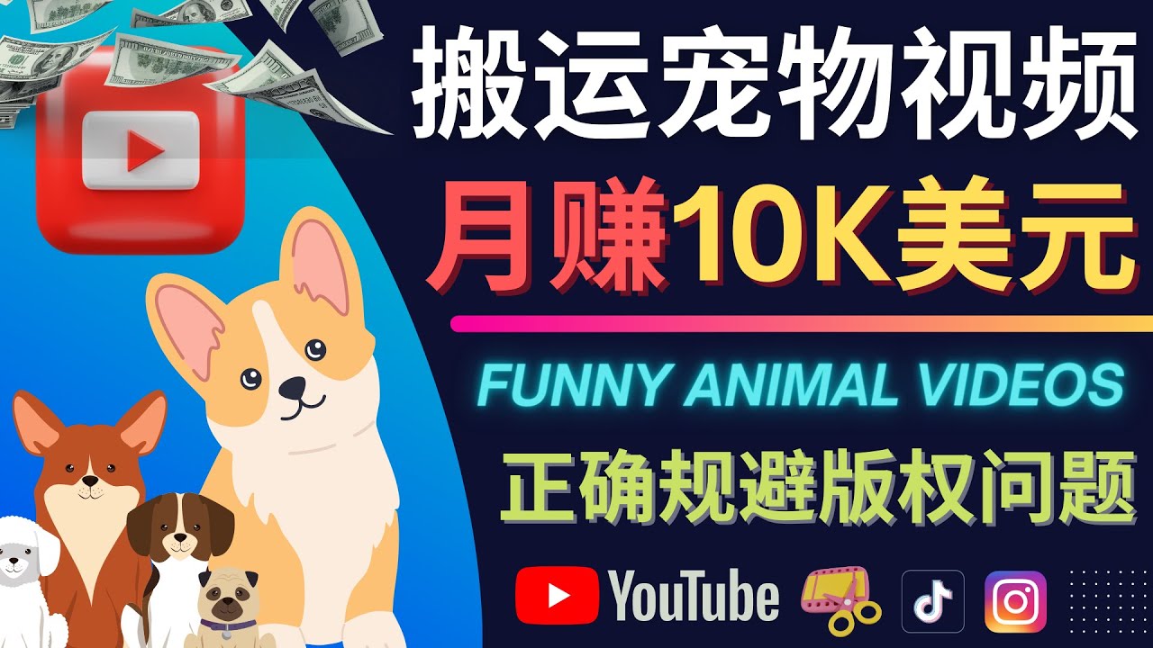 搬运TIKTOK视频到YouTube，并进行二次创作，月赚1万美元以上-智领未来创业网