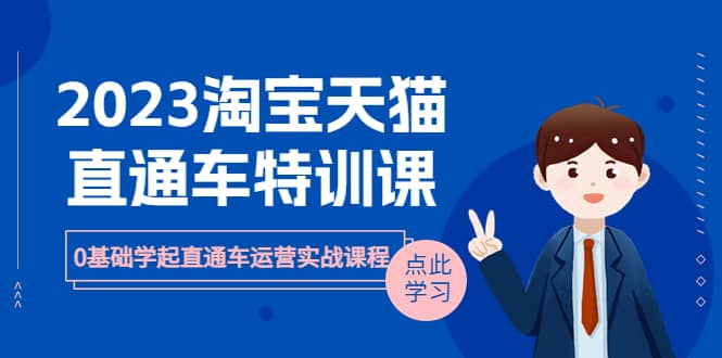 2023淘宝·天猫直通车评特训课，0基础学起直通车运营实战课程（8节课时）-智领未来创业网