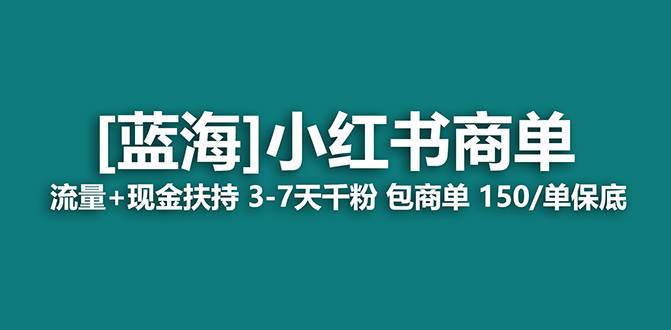 【蓝海项目】小红书商单！长期稳定 7天变现 商单一口价包分配 轻松月入过万-智领未来创业网