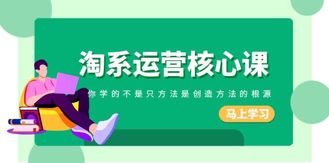 淘系-运营核心课，你学的不是只方法是创造方法的根源（190节课）-智领未来创业网