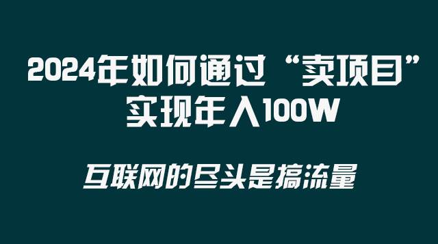 2024年如何通过“卖项目”实现年入100W-智领未来创业网