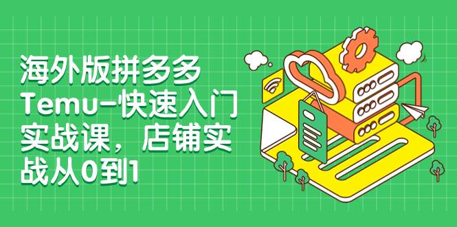 海外版拼多多Temu-快速入门实战课，店铺实战从0到1（12节课）-智领未来创业网
