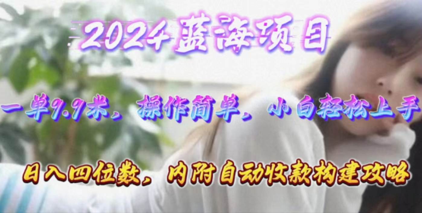 年轻群体的蓝海市场，1单9.9元，操作简单，小白轻松上手，日入四位数-智领未来创业网