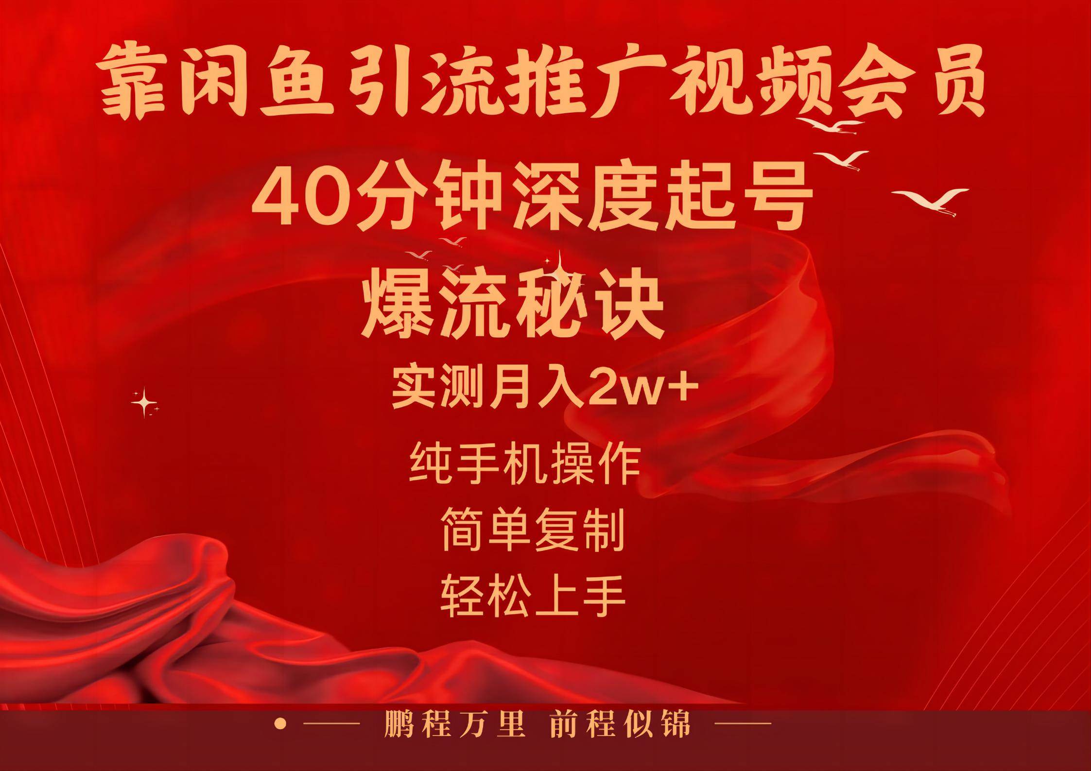 闲鱼暴力引流推广视频会员，能做到日入2W+，操作简单-智领未来创业网