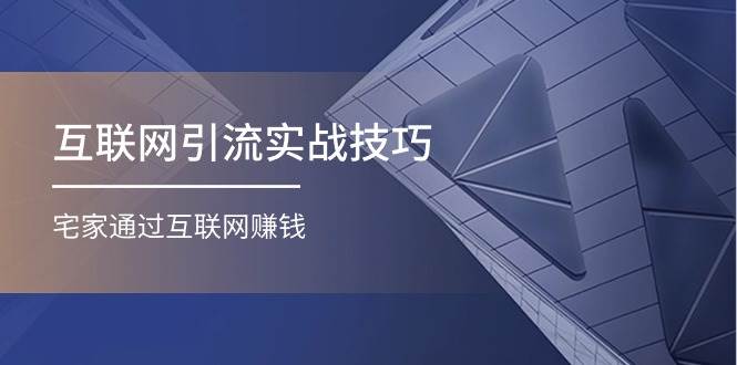 互联网引流实操技巧(适合微商，吸引宝妈)，宅家通过互联网赚钱（17节）-智领未来创业网