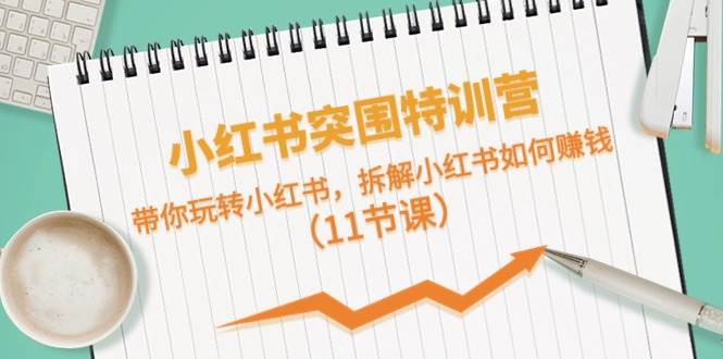 小红书突围特训营，带你玩转小红书，拆解小红书如何赚钱（11节课）-智领未来创业网