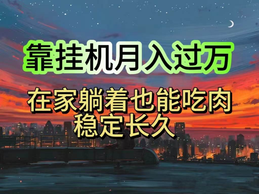 挂机项目日入1000+，躺着也能吃肉，适合宝爸宝妈学生党工作室，电脑手…-智领未来创业网