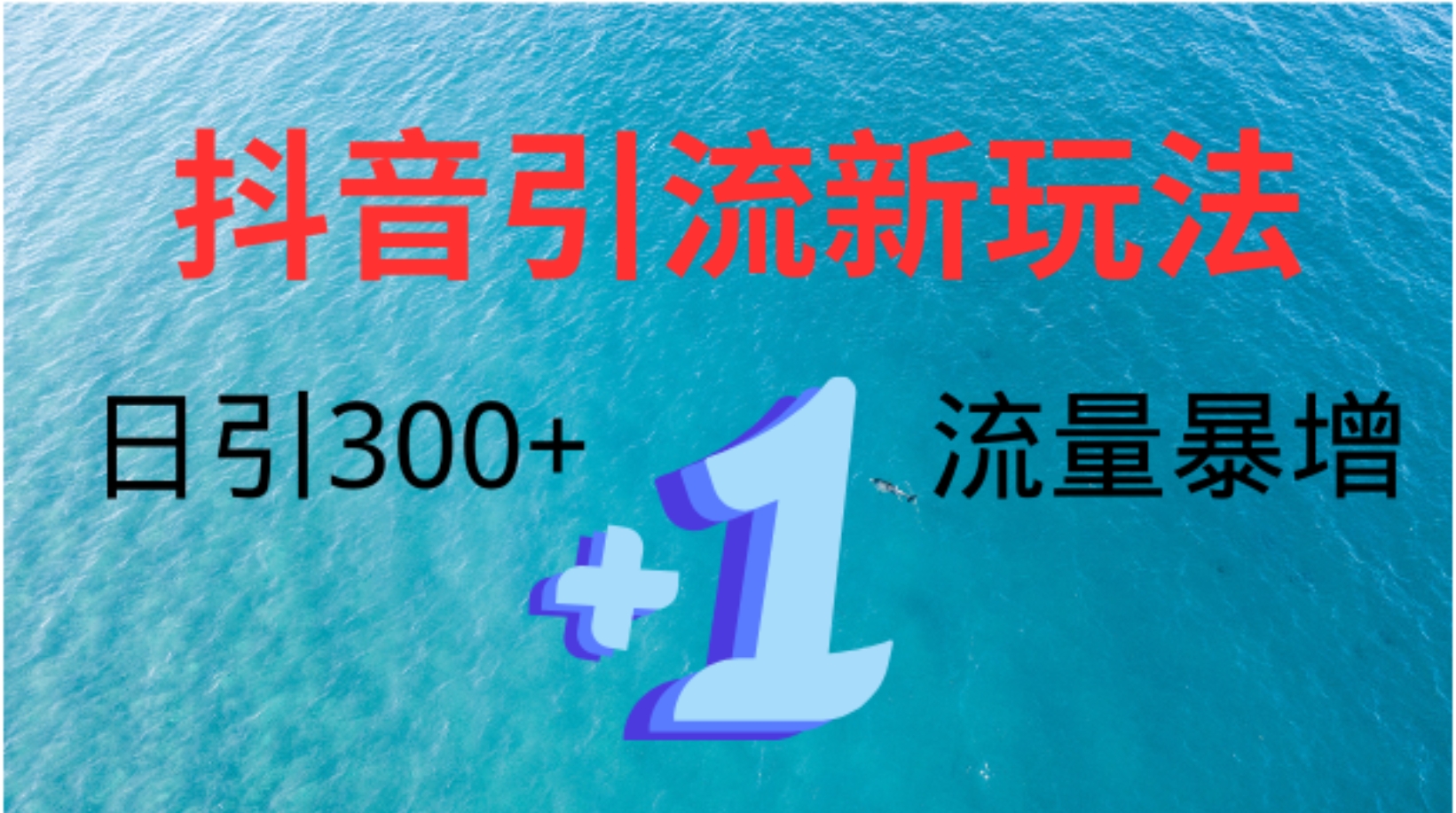 创业粉高效引流，抖音工具号玩法4.0，日引300+-智领未来创业网