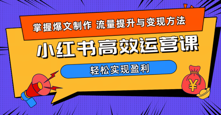 价值980小红书运营操作指南-智领未来创业网