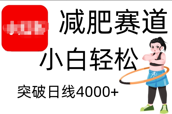 小红书减肥赛道，小白轻松日利润4000+-智领未来创业网